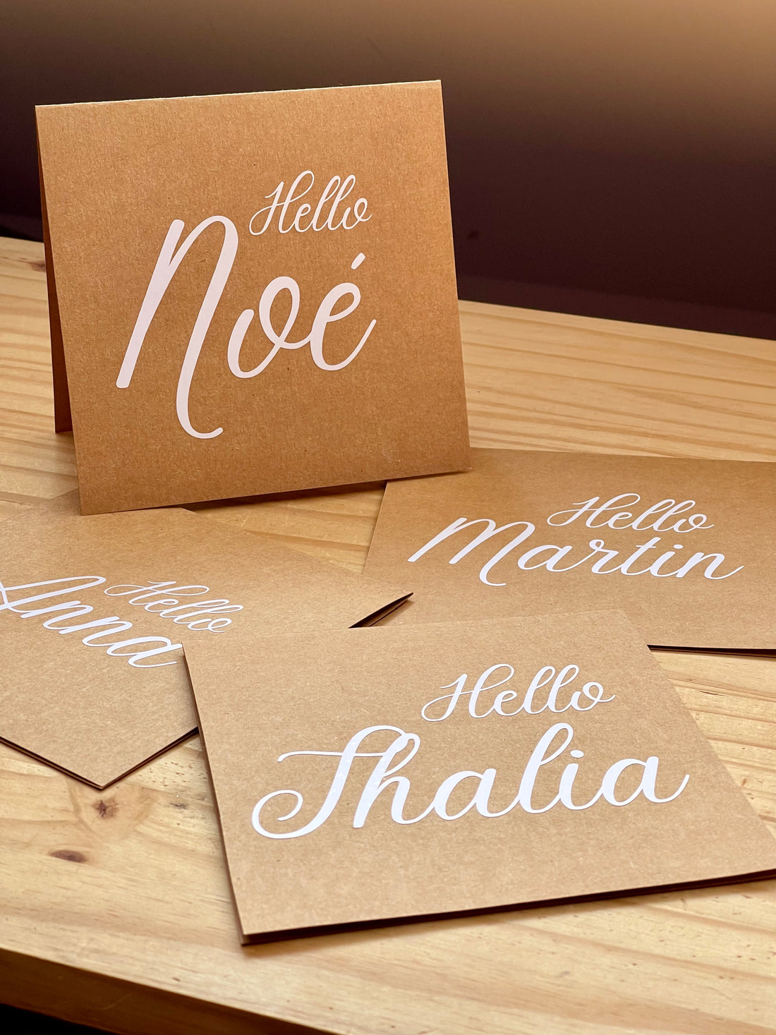 Carte de Bienvenue Personnalisée