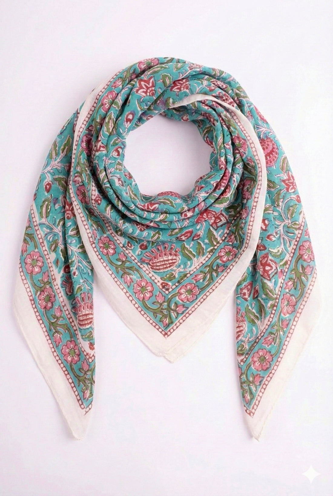 Foulard Indien - Le Grand Flora ✨